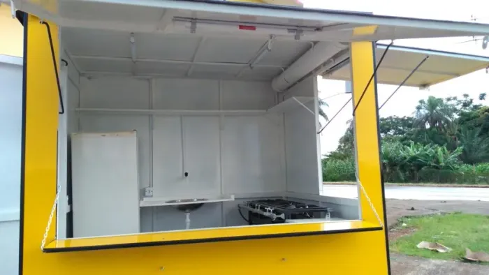 Carrinho para Lanche Compacto - Fácil Transporte