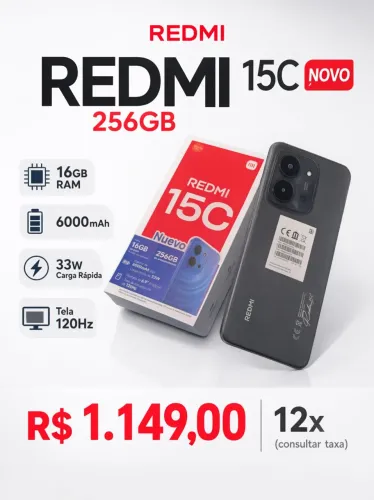 REDMI 15C 256GB - XIAOMI