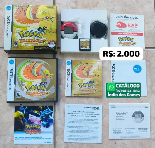 Pokemon Heart Gold = R$: 2.000