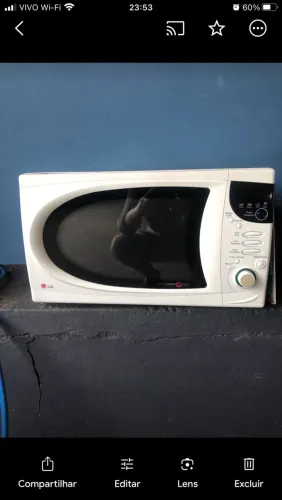 Microondas quebrado p peças