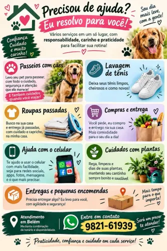 PRECISOU DE AJUDA? EU RESOLVO PARA VOCÊ!