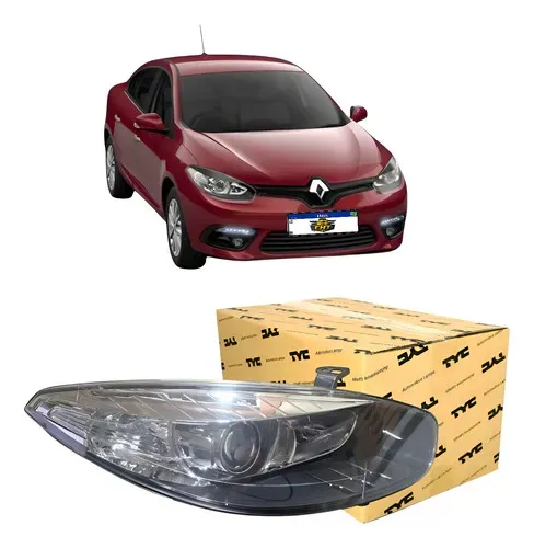 Farol Fluence 2011 2012 2013 2014 Máscara Negra Direito. Direito/passageiro