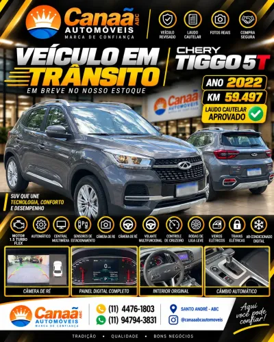 Chery Tiggo 5X T 1.5 16V Turbo Flex Aut. 2022