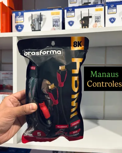 Cabo Hdmi 5 Metros 2.1v Ultra Rápido - Resolução 8K