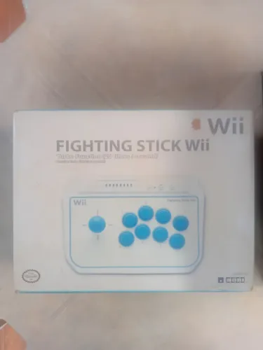 Controle Arcade Hori Fighting Stick Wii (Com Caixa) - Raridade Nintendo