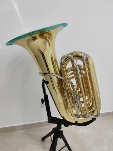 Tuba 5/4 Hs Musical TB1 Sib - Laqueada c/ Níquel - Nova/ Até 21x Cartão