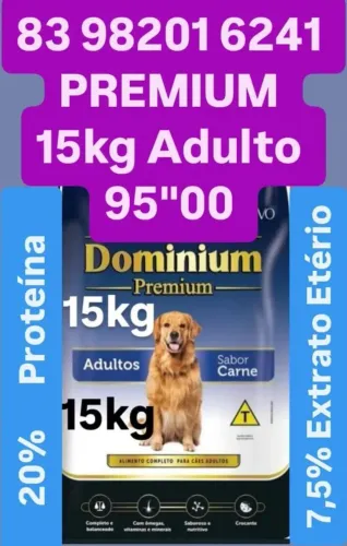 Ração Dominium Dog 15kg/25kg Adulto