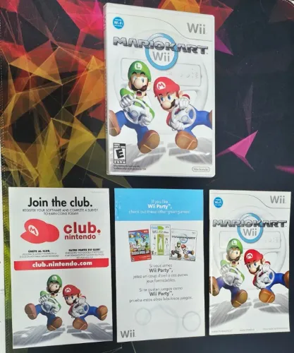 Mario Kart Wii original - versão americana - completo na caixa
