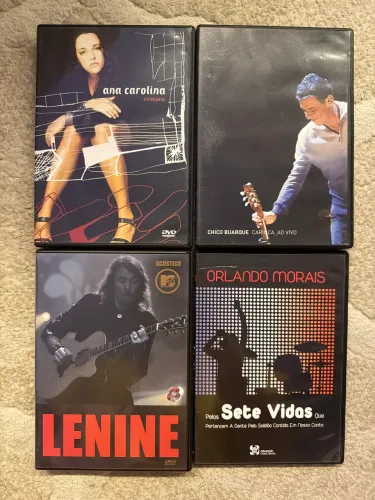 4 Dvd Mpb Original - Ana Carolina Lenine Chico Buarque Orlando Morais
