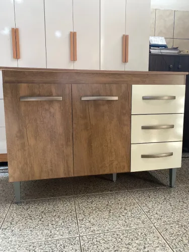 Balcão de Cozinha Com Tampo Novo, Entrego