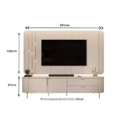 Painel com Rack L478