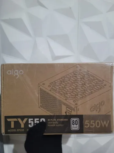 Fonte Aigo TY550 550W 80 Plus PFC Ativo ATX 220V