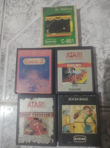 Jogos originais Atari 2600<br>? Canal 3 (CCE