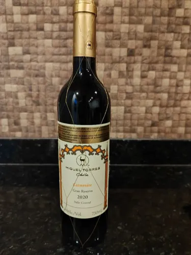 Vinho tinto Chileno Miguel Torres Gran Reserva Carménère 2020