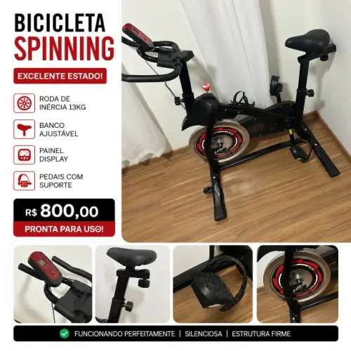 Bicicleta Spinning Nova