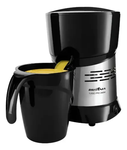 Espremedor de Frutas Britânia Turbo Pro 1,3L Preto - Bivolt (Novo)