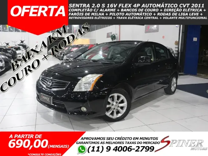 Nissan Sentra S 2.0/ 2.0 Flex Fuel 16V Aut. 2011