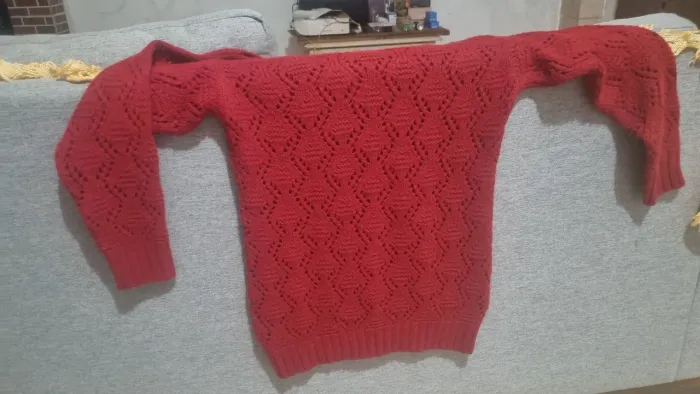 Blusa de frio vermelha