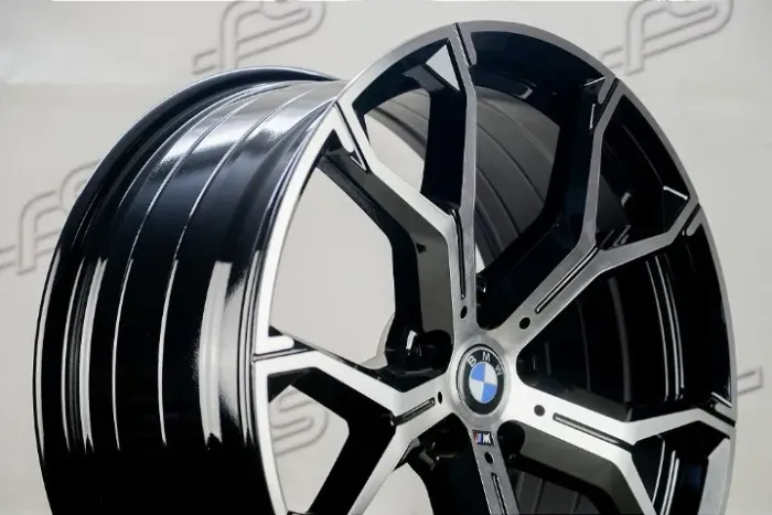 Jogo de Rodas Bmw X-6 M Preto Diamantado 5x112 - 20x9