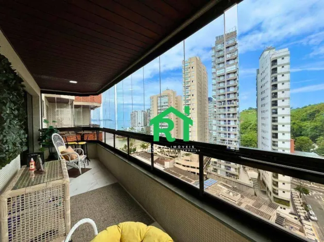Apartamento Vista Mar, 3 Quartos (2 Suítes), 2 Vagas, Lazer, Praia das Astúrias, Guarujá/S