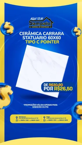 Cerâmica Carrara 60x60