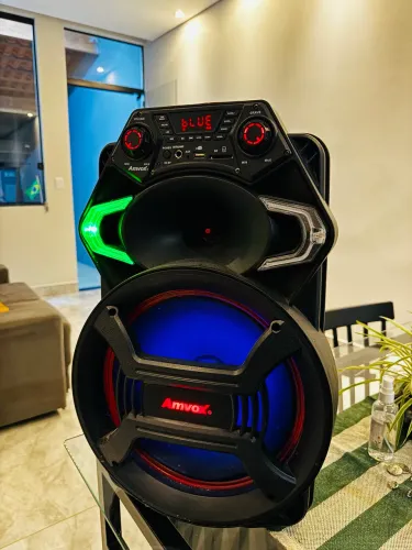 Caixa de Som Amvox ACA 550 Strondo II 550W RMS Bluetooth
