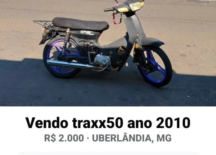 Vendo traxx50 ano 2010