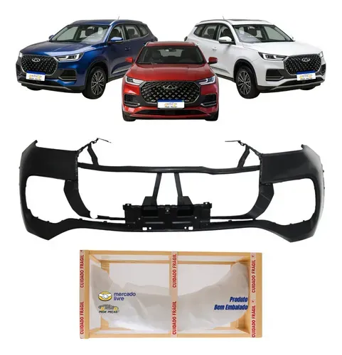 Parachoque Dianteiro Tiggo 8 Pro 2023 2024 2025 2026 Novo Preto