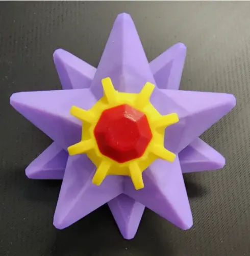 Fidget Spinner Pokémon Starmie | Impresso em 3D | Spinner Colecionável
