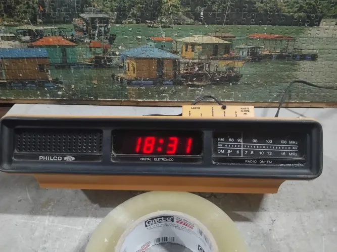Radio Relogio Philco Ford Funcionando.