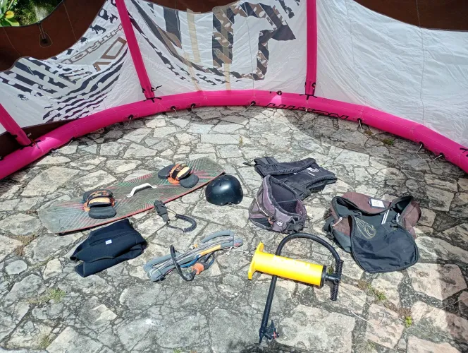 Kit kitesurf - completo kit surf