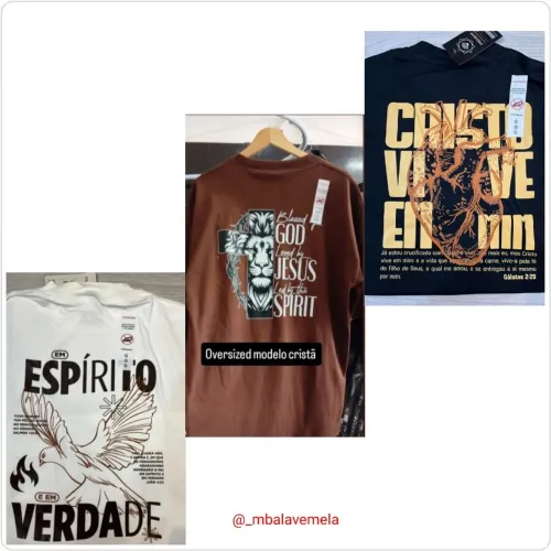 Oversized moda cristã 