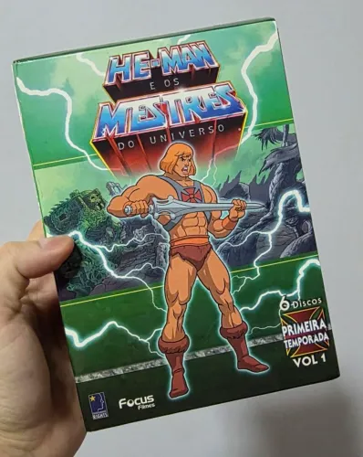 Embalagens do Box DVDs He-Man (Focus Filmes)