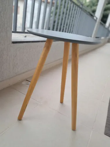 Mesa de Apoio Cinza
