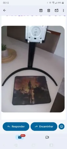Suporte e mause pés