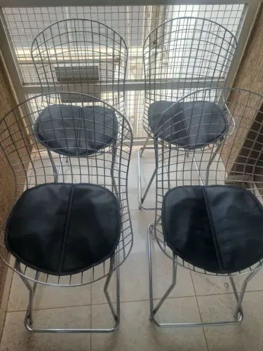JG de Banquetas de Aço cromado