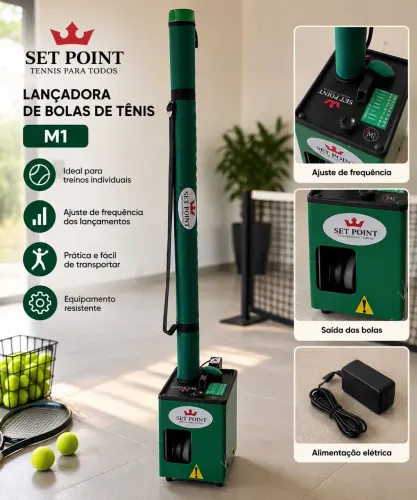 Lançadora de bolas de Tênis | Setpoint M1