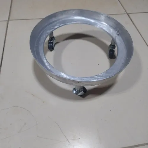 Suporte para botijão em alumínio batido 
