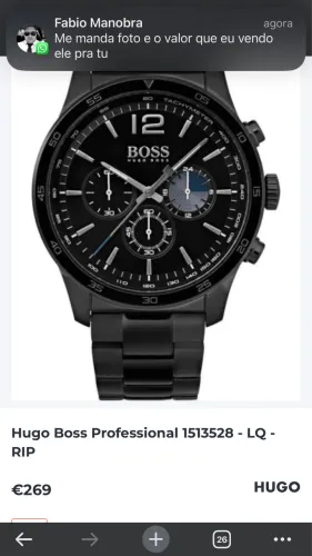 Relógio Boss..