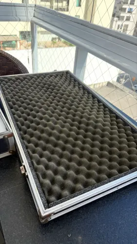 Hard case maleta grande com espuma para molde