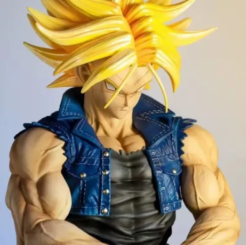 Boneco trunks super saiajin 25cm dragon ball z action figure desenho