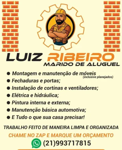 Conversão de fogão à gás/ Instalação de ventilador de teto, etc...