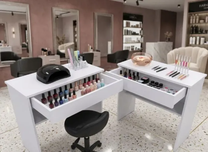 Mesa Manicure/ Escrivaninha com Gaveta