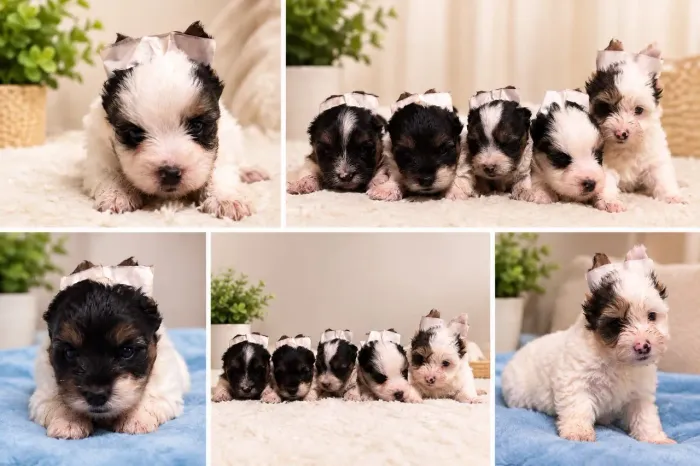 Vendo lindos filhotes de cãezinhos da raça Biewer Terrier.
