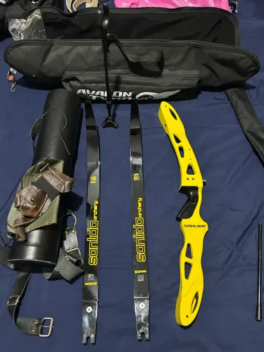 Kit Arco e Flecha Sanlida X9 Completo + Bolsa Avalon + Aljava