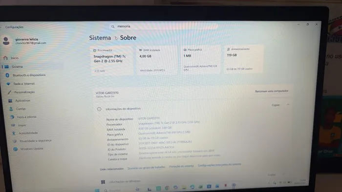 Notebook Samsung galaxy book go