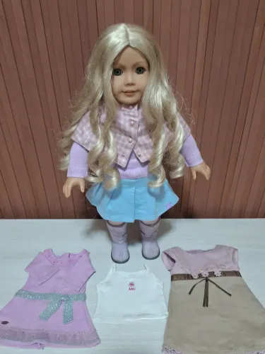 Boneca caroline american gilr original linda