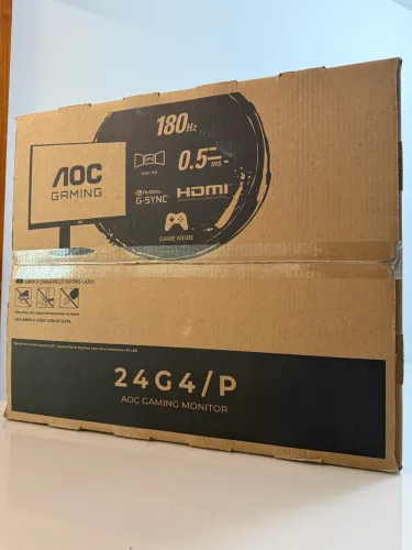 Monitor Gamer G4 24" 180Hz, 24G4/P, 0,5ms IPS, com Ajuste de Altura