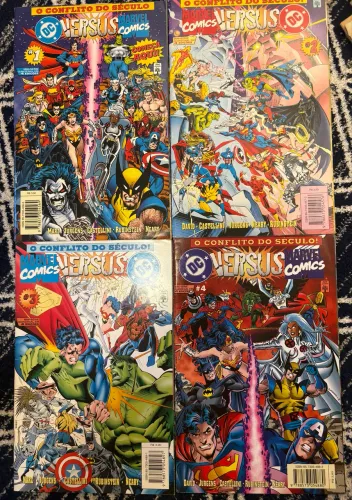 DC versus MARVEL I - 4 edições 1997 de Abril