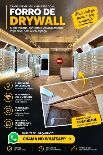 Forro e Divisórias Drywall